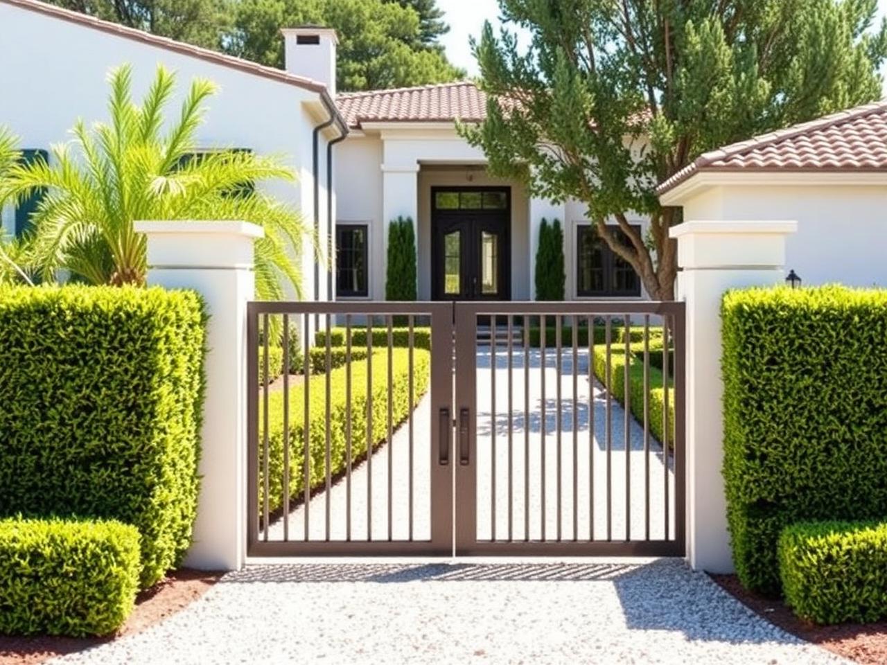 Clôture & portail — réalisation Le Jardin Parfait à Huningue